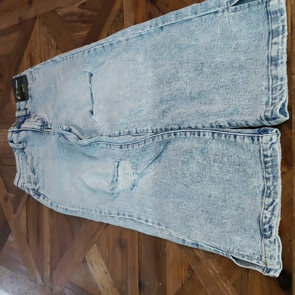 Art Class girls Cut & bleached jeans